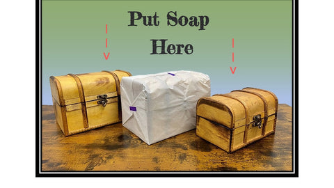 Olde Country Soap Wooden Box Set (2 pcs- large and small box per set)