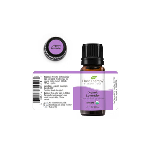 Plant Therapy Organic Lavender Essential Oil 10 mL