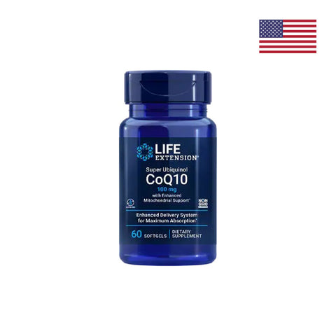 Life Extension Super Ubiquinol CoQ10 with Enhanced Mitochondrial Support™ 60 softgels