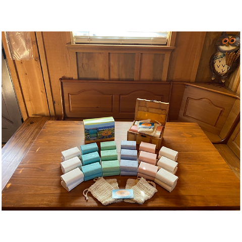 Olde Country Soap - A Year of Natural Country Soap (36- 5oz. bars + 4pcs soap bags)