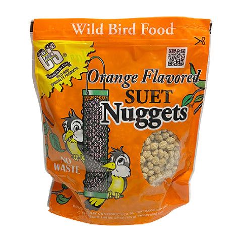 C&S Orange Flavored Suet Nuggets, 27 oz. (6 PACK)
