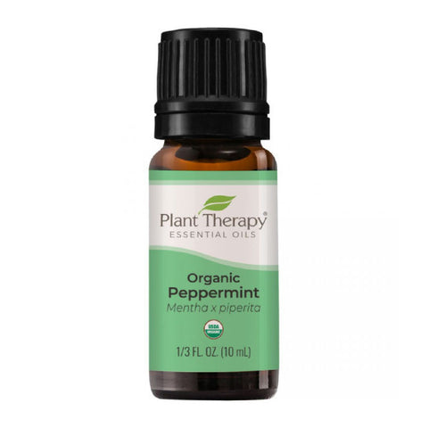 Plant Therapy Organic Peppermint Essential Oil 10 mL